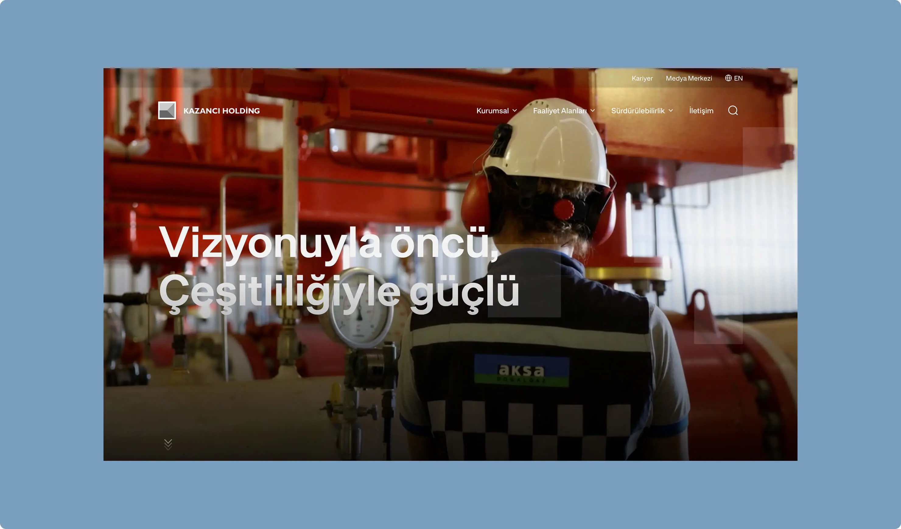 Kazancı Holding web sitesi, FIXER tarafından geliştirildi