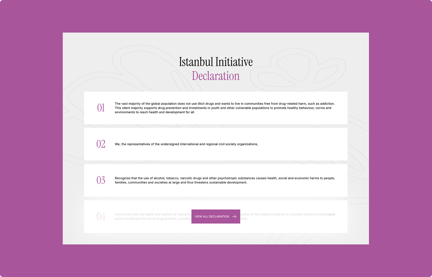 Istanbul Initiative Ss 4