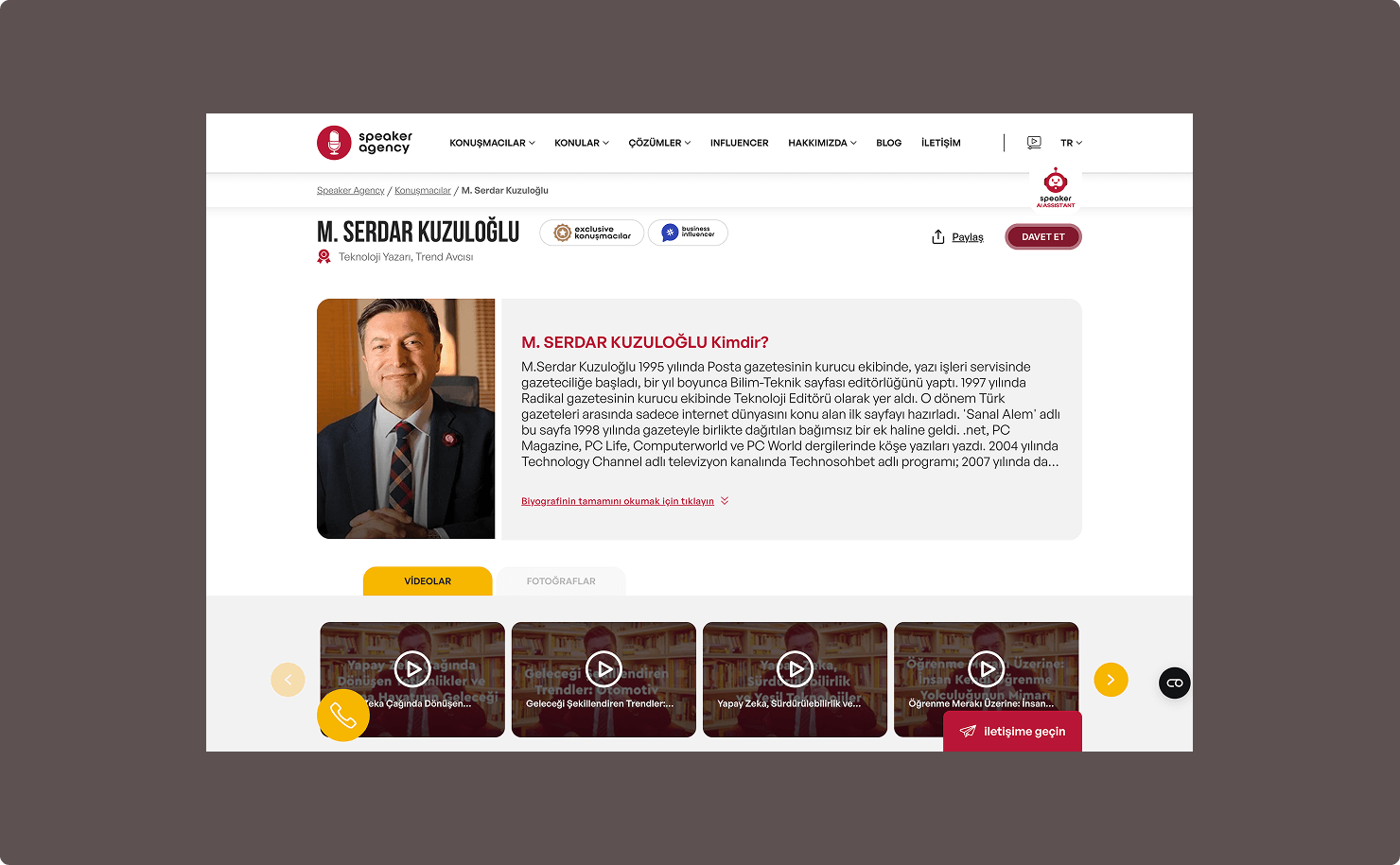 Speaker Agency Ss 3